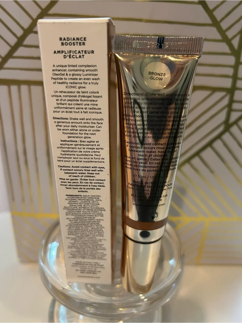 ✨Iconic London Radiance Booster Tinted moisturizer |Bronze Glow |Full Size|NIB ✨